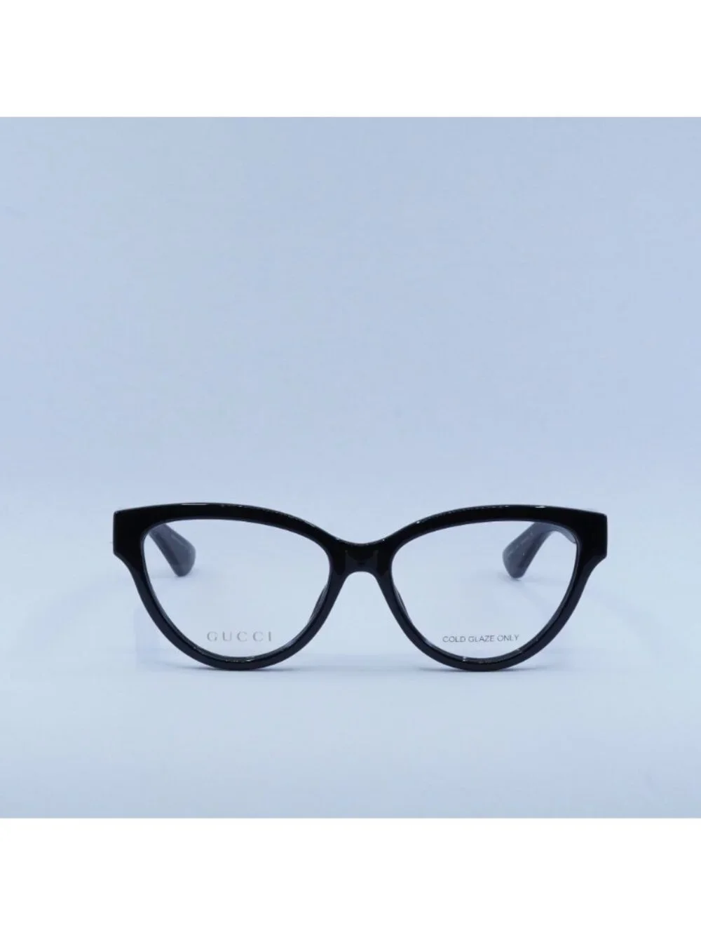 Gucci GG1581O 001 Eyeglasses Black 55mm Cat Eye Frame